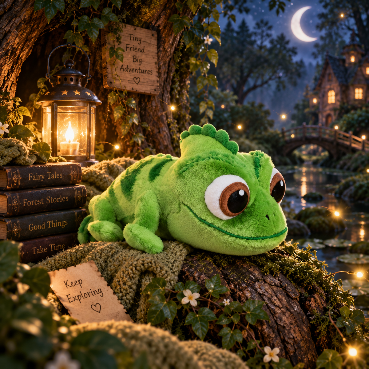 Pascal Chameleon Plush Doll