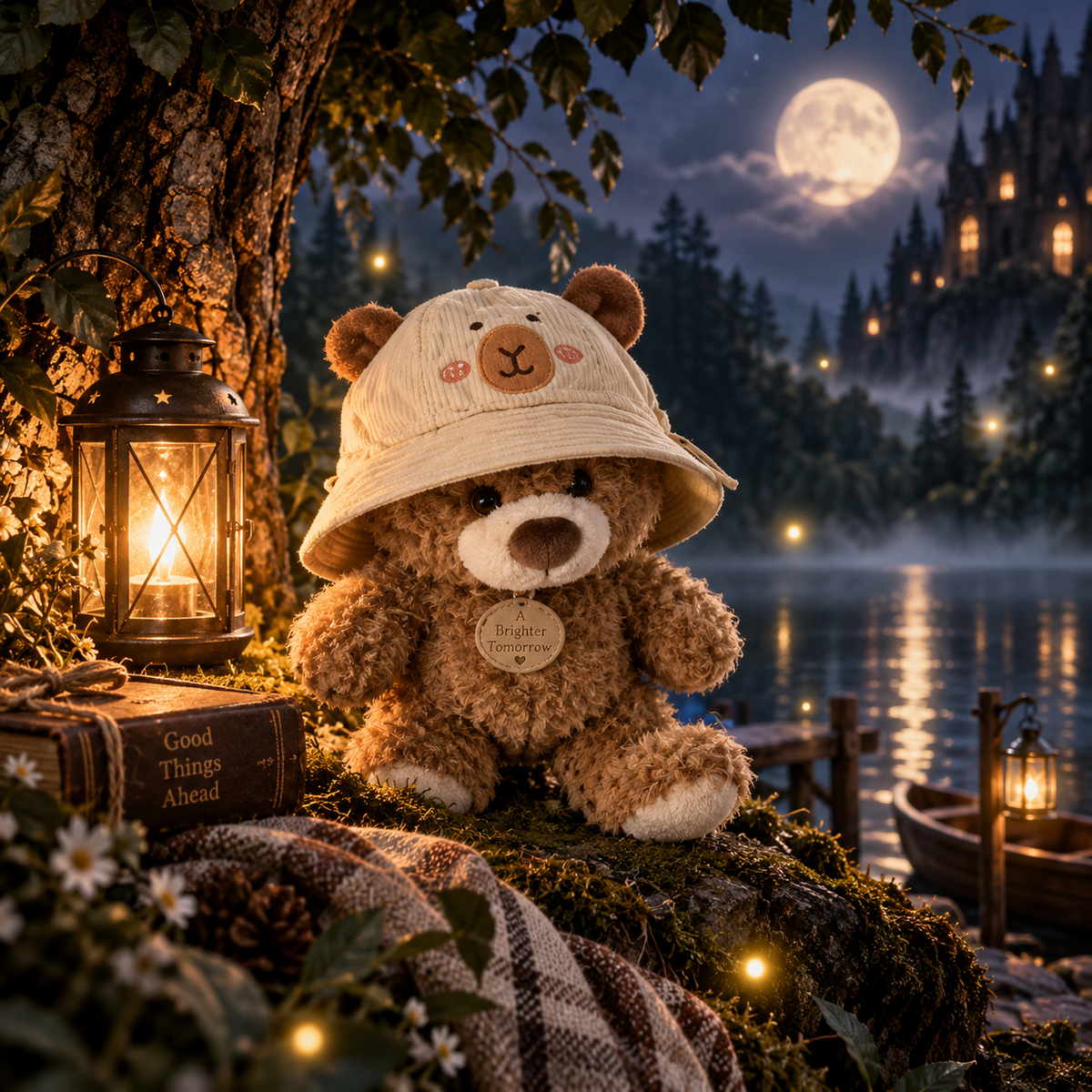 Colorful Bow Tie Teddy Bear