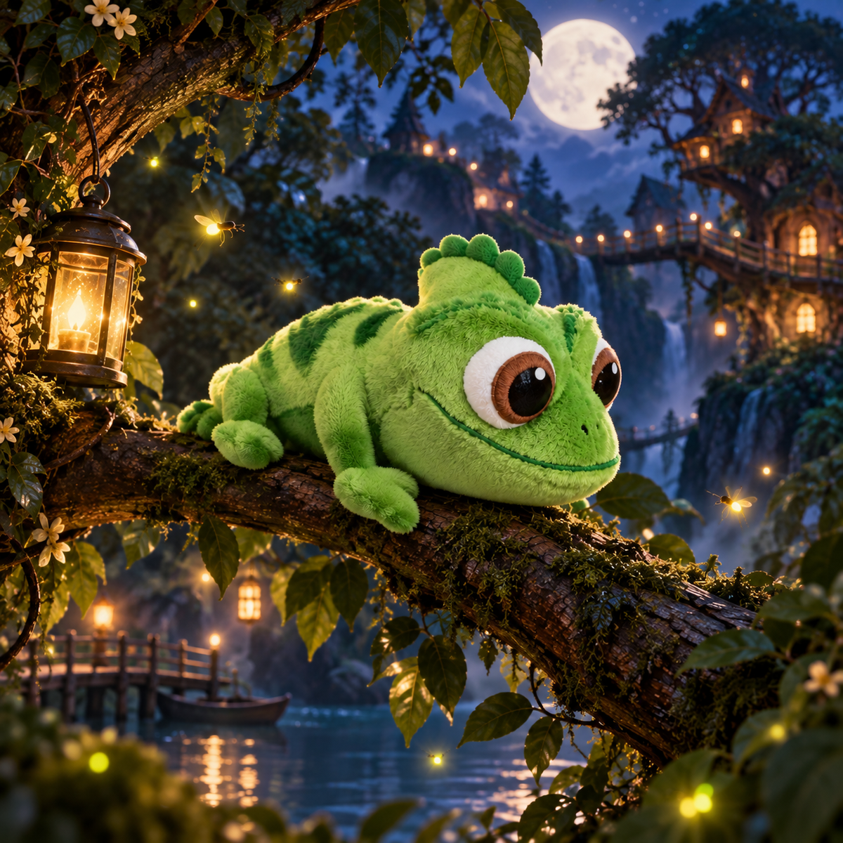 Pascal Chameleon Plush Doll